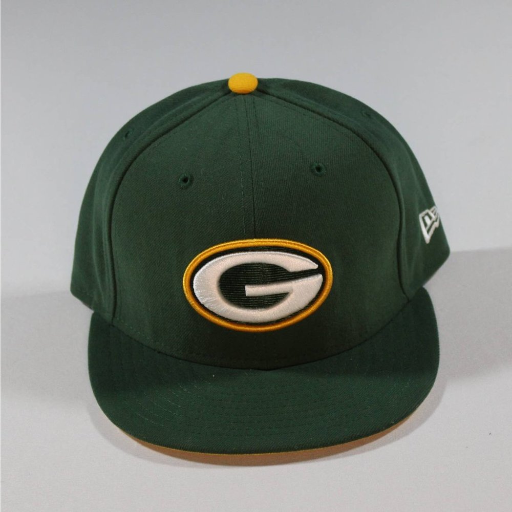 Packers New Era Fitted Cap Size 7 3/8
